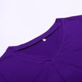 thumbnail image 5 of Women's Fashion Casual V Neck Solid Color Loose Short Sleeved T Shirt Top Loose T Shirts Shirts Women T Shirt Womens Short Sleeved Athletic Tops Womens Long Sleeved Tees Spandex T Shirts Athletic V, 5 of 7