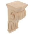 thumbnail image 4 of Apliques de madera tallada, esquina de madera, Onlay, columna romana decorativa, ménsula de esquina de pared, 4 of 5