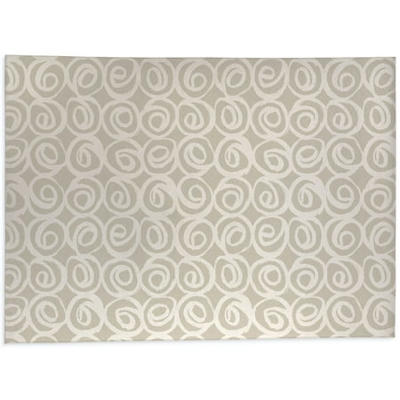 

Roses Abstract Beige Kitchen Mat by Kavka Designs
