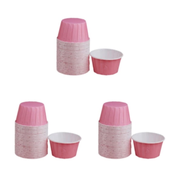 Bewildely 50 Uds. De tazas de helado, cuencos de postre de un solo , recipientes de comida de yogur congelado, forro grueso, envoltorios para Type1 NO1