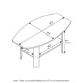 thumbnail image 2 of HomeStock Renaissance Rhapsody Coffee Table, White, 2 of 6