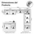 thumbnail image 3 of Cocina Integral Topazio MADESA 240cm Blanca, 3 of 16