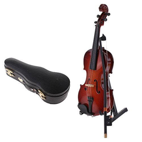 1/6 Scale Violin with Case Hot Musical Instrument for 12" Action figure Toys 