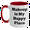 White/Red, variant on Funny Makeup Quotes Gifts from Friends for Makeup Lovers on Mother's Day - Two Tone Coffee Mug with Inspirational Sayings - Black and White, Red and White, Navy and White, and Pink and White Options