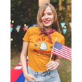 thumbnail image 2 of 4Th Of July Proud Eagle T-Shirt Women -Image by Shutterstock, Female Small, 2 of 4