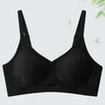 thumbnail image 2 of SMihono Womens Miniminzer Bras Anti Sagging Seamless Wireless High Support Bralette No Underwire Lightweight Full Coverage Bra Black XXL, 2 of 4