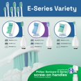 thumbnail image 2 of Cabezales de repuesto para cepillos de dientes Brushmo E-Series Variety, paquete de 6, 2 of 6