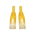 thumbnail image 1 of Eaton Tripp Lite Series Cat6 Gigabit Snagless Molded (UTP) Ethernet Cable (RJ45 M/M), PoE, Yellow, 7 ft. (2.13 m) - Patch cable - RJ-45 (M) to RJ-45 (M) - 7 ft - UTP - CAT 6 - molded, snagless, stranded - yellow, 1 of 6