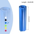 thumbnail image 2 of Unique Bargains Tube Rétractable en PVC Bleu 215mm pour Grand Pack de Batteries, 2 of 5