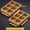 Original Bamboo Color Six Compartments*2pcs, variant on 2pcs Bamboo Divided Serving Tray | 6/9 Compartments Wooden Tea Tray | Multi-Use Snack Platter for Fruit, Dessert, Dried Fruit & Hot Pot Tableware (Natural Bamboo Color)