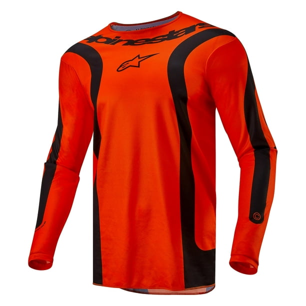 Jersey Alpinestars Fluid Lurv Hot Naranja/Negro 2X para hombre