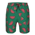 thumbnail image 3 of Logiee Watermelon Print Mens Swim Trunks Quick Dry Board Shorts,Breathable Hawaii Beach Shorts Swimwear Bathing Suits-X-Large, 3 of 6