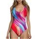 thumbnail image 3 of TaTaai Tropical Getaway Swimsuit, Women's Floral Print Bikini with Removable Bra and Strappy Backless Design, High Cut for Pool and Ocean Gift, 3 of 6