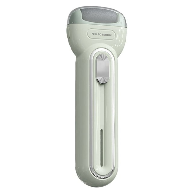 Electronic Foot File 2 Speed 3 Grinding Heads Feet Callus Remover (Beige)