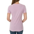 thumbnail image 3 of Time and Tru Women's Essential Short Sleeve V-Neck T-Shirt, 3 of 4
