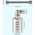 thumbnail image 2 of Stainless Steel 304 Automatic Float Valve, Water Level Regulator for Tank, Compatible with Mini Ball Float Tap, 2 of 5