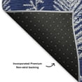 thumbnail image 5 of Addison Rugs Mayfield Premium Machine Washable Transitional Holiday Navy Rectangle Rug, 10' x 14', 5 of 7