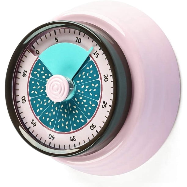Kitchen Manual Egg Timer, Visual Magnetic Timer for Kids, No Battery ...