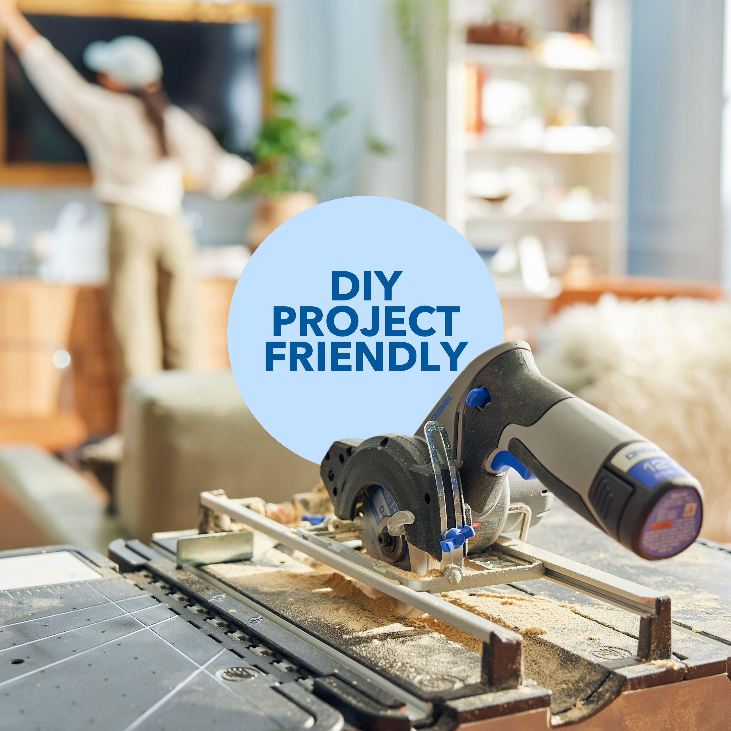Dremel Blueprint Portable Saw Station, 12V Brushless Cordless Circular Saw and Multi-Purpose Cutting Case, CS12V-1SC