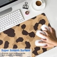 thumbnail image 4 of Long Mouse Pads for Desk,Beige and Black Leopard Pattern Desk Mats on Top Of Desks, Desk Mouse Pad Extra Large with 3mm Non-Slip Base and Stitched Edge for Gaming,Office,Work,Home 31.5"x11.8", 4 of 6