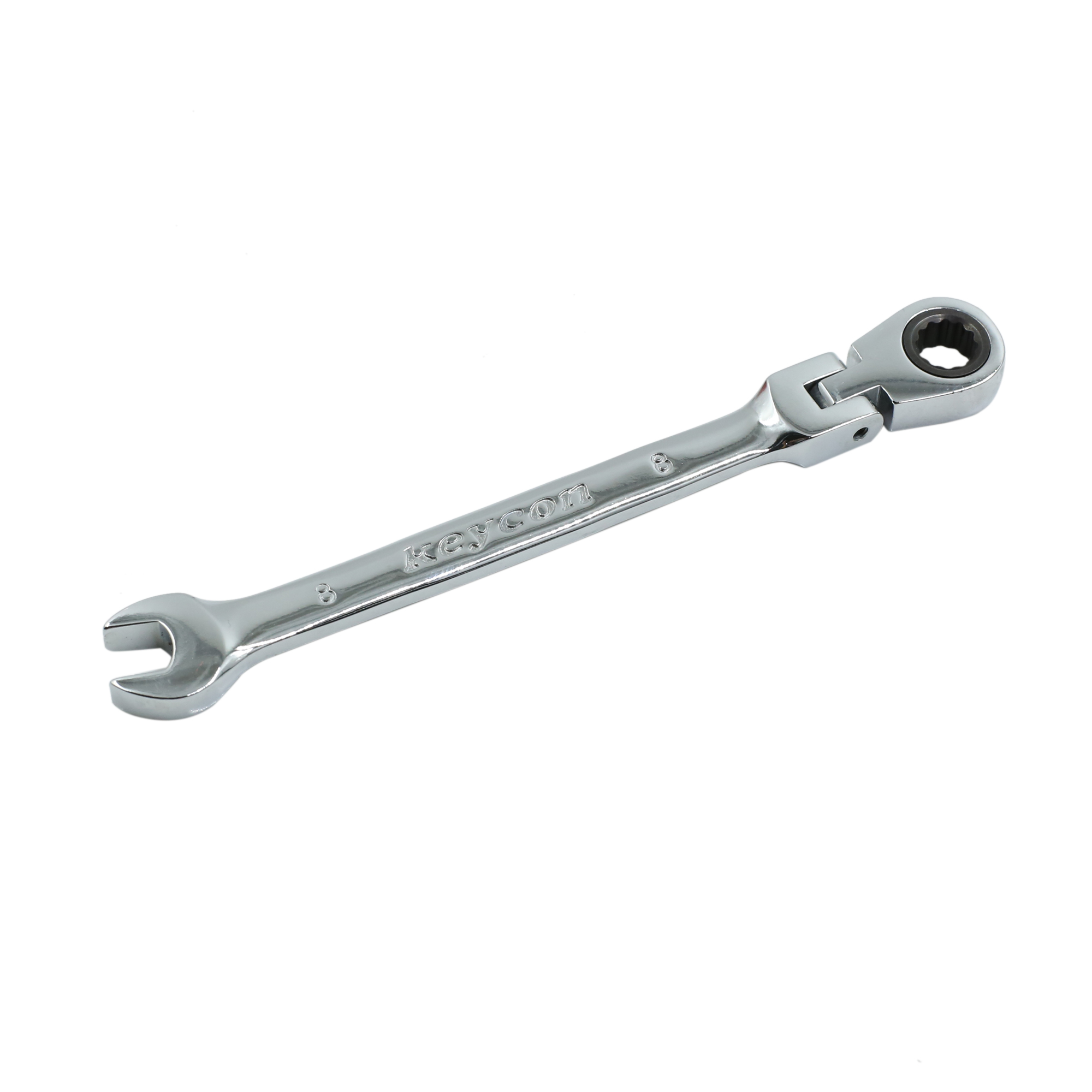 8mm Combination Double FlexHead Open End Spanner Ratchet Wrench for