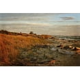thumbnail image 2 of Calkins, Michelle 32x23 White Modern Wood Framed Museum Art Print Titled - Autumn At The Mouth Of The Big Sable, 2 of 4