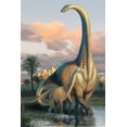 thumbnail image 3 of Apatosaurus Dinosaur - Lantern Press Artwork (12x18 Gallery Wrapped Stretched Canvas), 3 of 4