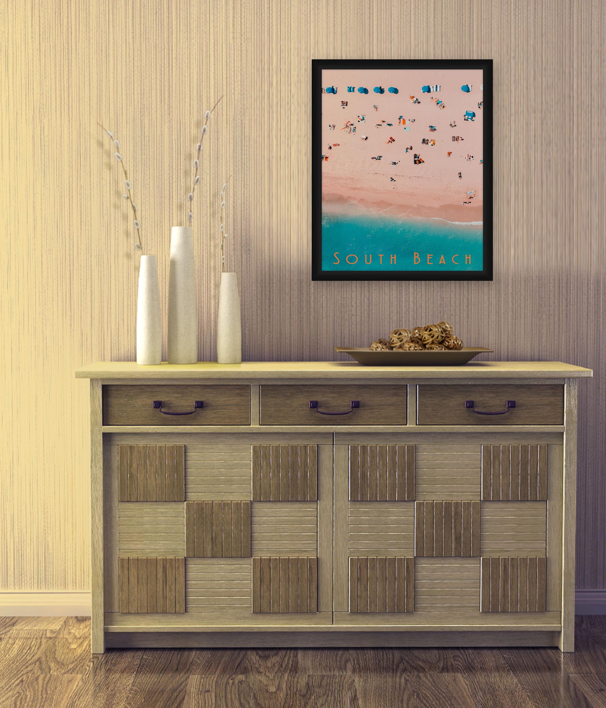 PTM Images Graphic Prints Beach Framed Art Prints
