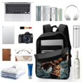 thumbnail image 3 of Los Cuatro Fantásticos-theme Backpack, Campus style schoolbag Bookbag with Adjustable Shoulder Straps And Large Zip Compartment, Unisex Travel Bags., 3 of 6