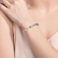 thumbnail image 5 of Pulseras para Mujer,Pulsera de acero, Pulsera de acero inoxidable, pulsera con forma de flor, joyería exquisita, pulsera de mujer, brazalete, joyería simple y elegante para hombres, ni?as Ecomeon  no, 5 of 5