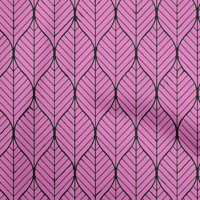 oneOone Cotton Jersey Purple Fabric Geometric Ogee Craft Projects Decor Fabric Printed By The Yard 58 Inch Wide