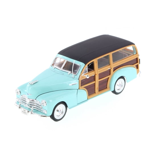 1948 Chevy Fleetmaster, Surf Green - Welly 22083 - 1/24 Scale Diecast Model Toy Car (Brand New, but NOT IN BOX)