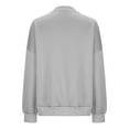 thumbnail image 5 of Lmnyox Women's Crew Neck Pullover with Pocket Soft Casual Long Sleeve Sweatshirts Fall Loose Basic Clothes, 5 of 5