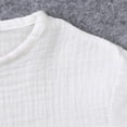 thumbnail image 5 of TOWED22 Toddler Baby Boy Summer Clothes Trucks Letters Short Sleeve T-shirt Top Elastic Waist Shorts Set Summer Outfit 2Pcs(White,3-4 Years), 5 of 5