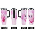 thumbnail image 6 of Kirby 40 Oz Tumbler with Handle And Straw, Stainless Steel Double Wall Vacuum Insulated Coffee Cup Travel Mug for Gym, Outdoors, Commute, Work, 6 of 8