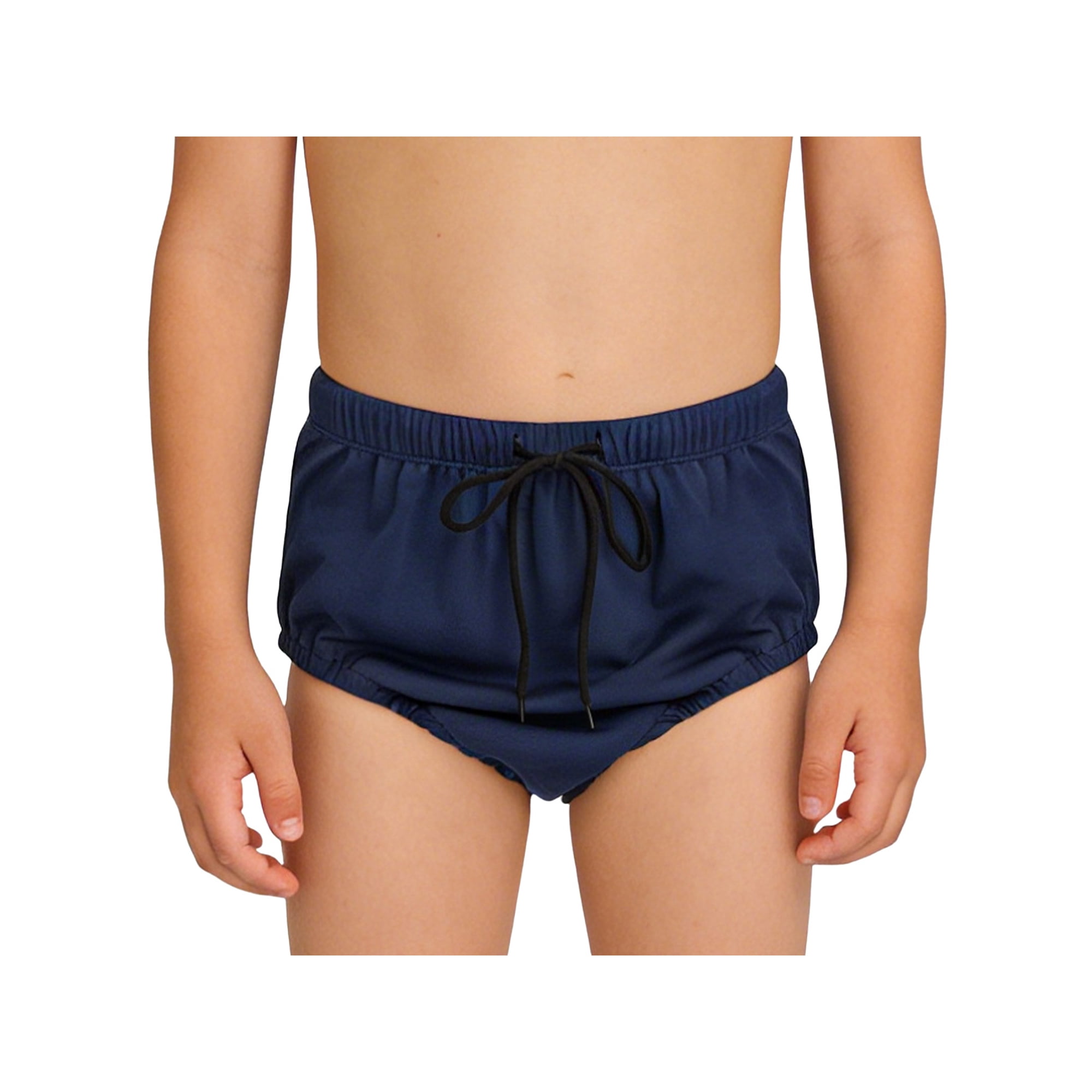 TSSOE Children's Special Needs Cloth Diaper Cover Leak-Proof Waterproof Washable Reusable Diaper Swim Briefs Navy Blue 8-10T