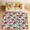 Multicolour 4, variant on CURLYOOT Starry Universe Constellation Galaxy Space Area Rugs 5'x7' Washable Rug Large Living Room Rug Non Slip Indoor Floor Carpet for Dining Room Bedroom Home