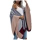 thumbnail image 2 of Ichuanyi liquidación damas a cuadros a cuadros grandes talla de punto de punto suelto chaqueta de punto de punto ICHUANYI WER202308212580, 2 of 6