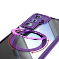 thumbnail image 6 of ELEHOLD Case for Samsung Galaxy S24 FE, Shockproof Anti-Scratch Full Camera Protector Case with 360° Ring Holder Stand,Darkpurple, 6 of 11