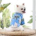 thumbnail image 5 of BAIANNAN Hawaiian Beach Style Dog T-Shirts Thin Breathable Summer Dog Clothes for Small Dogs Puppy Pet Cat Vest Chihuahua Yorkies Poodle, 5 of 6