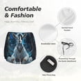 thumbnail image 4 of Balery Forest Meditating Goat Pattern Women's Running Shorts with Liner 2 Pockets Elastic Workout Athletic Gym Yoga Shorts-XX-Large, 4 of 7