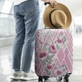 thumbnail image 2 of Pioneer Flower Floral Print Pattern Luggage Cover Fashion Suitcase Cover Baggage Covers Fit 25-28 Inch Luggage (Go Travel), 2 of 5