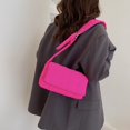 thumbnail image 4 of AMERTEER Designer Female Handbag Solid Color Padded Quilted Crossbody Bag Portable Travel, 4 of 8