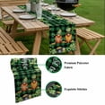 thumbnail image 5 of St. Patrick's Day Table Runner - 120 Inch Long, Kitchen Dining Table Runner Dresser Scarves, Cute Gnomes Lucky Shamrocks Green Black Plaid Farmhouse Decor for Coffee Tables Wedding Party Banquet, 5 of 8