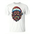 thumbnail image 2 of SR Retro Psychedelic Christmas Santa Claus T-Shirt, 2 of 6