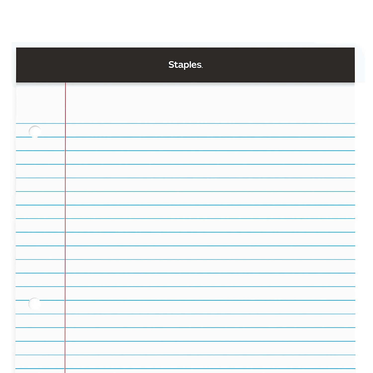 MyOfficeInnovations Double Pad Notepads 8.5x11.75 White 100 Sh/Pd 6 Pd/Pk 478900
