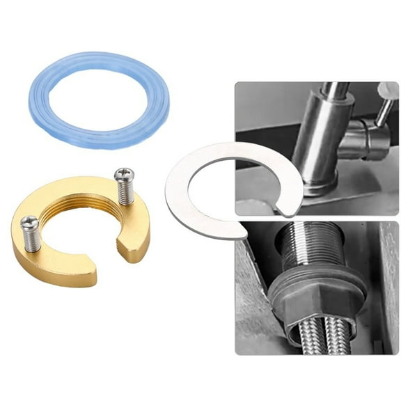 Secure Grip Kitchen Faucet Anti-loose Nut Fastening Circlip Washer Kit, A Faucet Nut Washer Kit, Secure Grip Fastening Tool for Kitchen Faucet