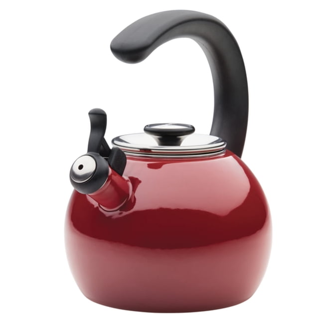 Teakettle Circulon Esmalte Steel Whistling 2 L, color rojo