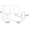 thumbnail image 2 of Maxim Lighting - Deven - 1 Light Wall Sconce In Modern Style-9 Inches Tall and, 2 of 5