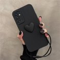 thumbnail image 3 of A 54 34 14 24 13 Love Heart Lanyard Silicone Case For Samsung Galaxy A54 A34 A14 A13 5g A24 4g A04s M34 M54 M23 M52 Camera Cover, 3 of 4